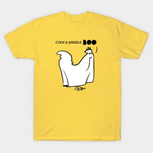 Halloween Ghost Rooster Chicken T-Shirt